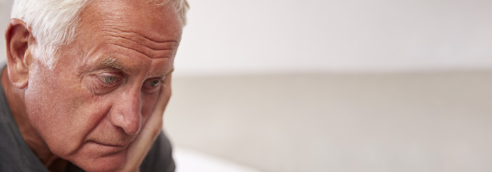 Chiropractic Kingwood TX Depressed Elderly Man