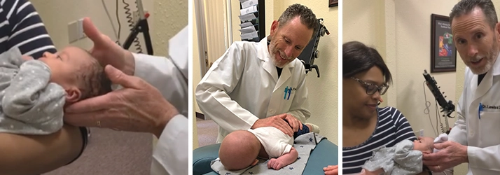 Chiropractor Kingwood TX Lewis Clark Adjusting Infant